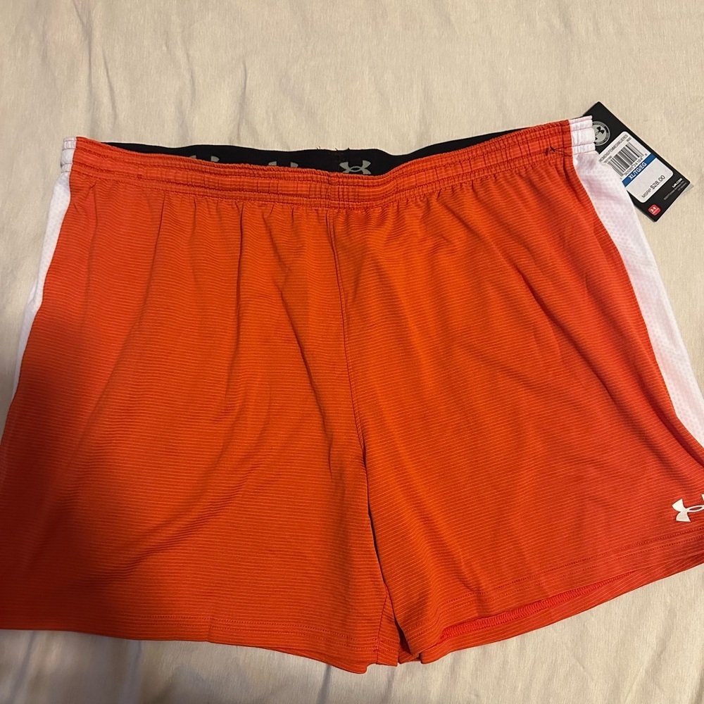Under Armour Women’s Vibrant Orange Athletic Shorts